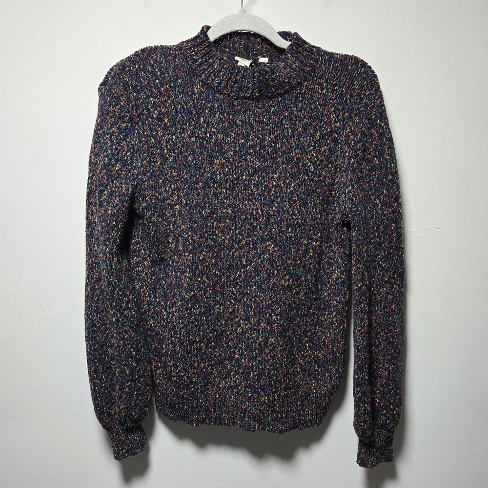 Seen Worn Kept Rainbow Sweater Size Medium Multicolor Happy